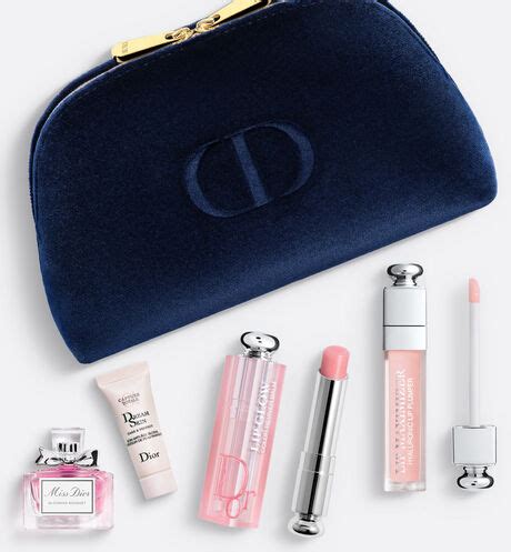 dior gift set lipstick|christian dior lipstick set bag.